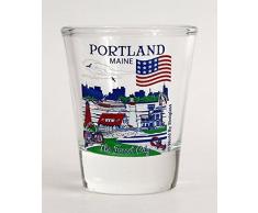 Portland Maine Great American Cities Collection Shot Glas