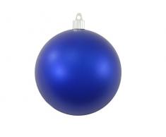 Christmas By Krebs CBK80348 Christbaumkugel, bruchsicher, 10,2 cm 4.75-Inch Regal Blue