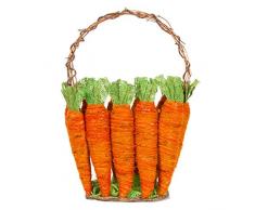 Darice Osterkorb aus Jute, Karotte