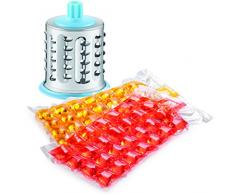 Tescoma Handy Fixierer Eiscrusher für Trommelreibe, Stahl, Multicolre, 12.1 x 9.6 x 21.9 cm