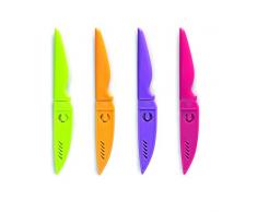 IBILI Multi purose Messer mit Fall 10 cm, Edelstahl, Mehrfarbig, one Size