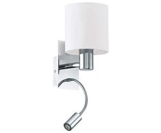 EGLO HALVA Wandleuchte, Stahl, 43.5 W, chrom