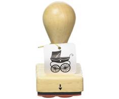 Rico Design Stempel Baby Buggy, Natur