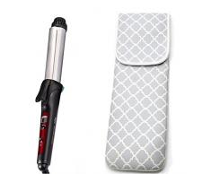 ALLENLIFE Neopren Wasserabweisend Curling Iron, Halter Bügeleisen Curling Zauberstab, Travel Schutzhülle Tasche Beutel (Grau)