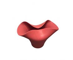 Sagebrook Home Deko-Vase aus Keramik 11.75 x 7 x 7.75 Rose