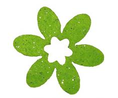 Petras Bastel News Streudeko, Fliz, apfelgrün, 18 x 12 x 5 cm