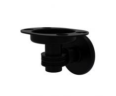 Allied Brass Continental Collection Zahnputzbecher, gepunktet, Mattschwarz