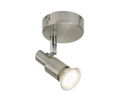 Briloner Leuchten Deckenstrahler, LED Lampe, Wandleuchte, LED Strahler, Deckenleuchte, Deckenlampe, Spots, Deckenleuchte Wohnzimmer, Deckenspot, Deckenbeleuchtung, schwenkbar