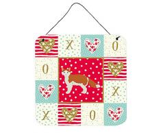 Carolines Treasures La Perm # 2 Katzenliebe, Türaufhänger, Wanddekoration, Mehrfarbig