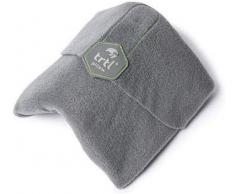 trtl Pillow – Wissenschaftlich belegt super weiches Nacken unterstützendes Reisekissen - Waschmaschinenfest (Grau, Erwachsener)