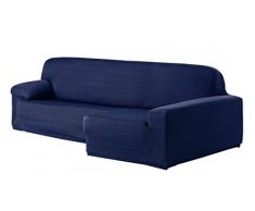 Eysa Aquiles elastisch Sofa überwurf Chaise Longue rechts, frontalsicht, Farbe 03-blau, Polyester-Baumwolle, 43 x 37 x 14 cm