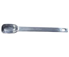 FACKELMANN Matcha-/ Messlöffel 13cm INOX, Edelstahl, rostfrei, Silber