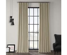 halben Preis Drapes ln-xs1702 Französischer Leinen, Vorhang, 50 x 84, Fresh Khaki