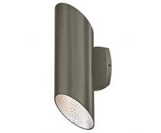 63488 Außen-Wandleuchte, dimmbares LED-Licht nach oben und unten, Ausführung in poliertem Graphit