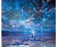 Fendio Psychedelic Universe Sternenhimmel Wandteppich, Wandteppich, Kosmic Galaxy, Wohnzimmer, Schlafzimmer, Dekoration, Tapisserie, Matratze, Tischdecke (150 x 150 cm) Sternenhimmel, Polyester-Mischgewebe, Starry1, 59.1 x 78.8