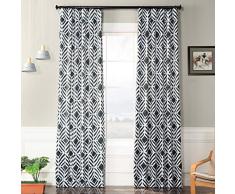 HPD Half Price Drapes BOCH-KC110D-84 Verdunkelungsvorhang (1 Panel), 50 x 84, Palisade Anthrazit