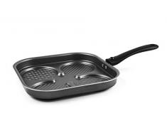 Excelsa Disco Cook Hamburger Pfanne, Aluminium mit Antihaftbeschichtung