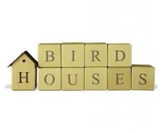 K&K Interiors B4733 Vogelhäuser, MDF, 7,6 cm, Grün