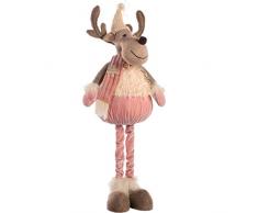 WeRChristmas Weihnachtsfigur Rentier mit hohen Beinen, stehend, 52 cm, Mehrfarbig