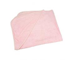 A&R Towels A&Babiezz Kapuzenhandtuch, mittelgroß, 75 x 75 cm, Hellrosa