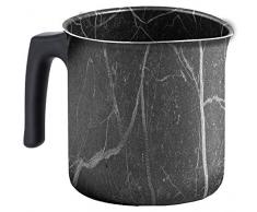 Aeternum Y0F2BO0100 Black Marble Milchtopf, 10 cm, Aluminium