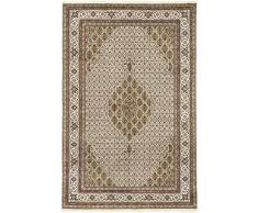 Solo Rugs Bidjar Fatima Teppich, handgeknüpft, 1,83 x 2,54 cm, Champagner