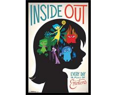 Unbekannt Trends International Wand Poster FC Barcelona Neymar JR Gerahmte Version 22.375 x 34