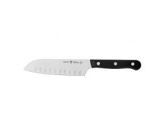 ZWILLING J.A. Henckels Santokumesser mit Hohlrand 5-inch Schwarz/Edelstahl