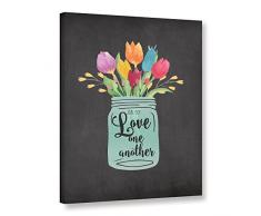 ArtWall Jo Moutons Love Another Gallery Wrapped Canvas Print, 14 x 18