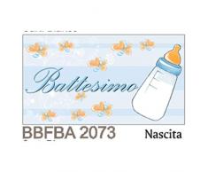 Pianeta Konfetti Bomboniere Taufe Kinder mit Biberon, Blau, 100 Stück