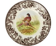 Spode Woodland American Wildlife Salatteller Black Bear Fasan #REF! Fasan Salatteller