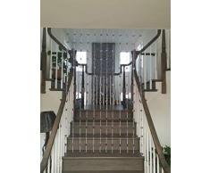 TJ Global Dekoelement für Türvorhang, Acrylperlen, Herzmotiv 71 x 35 violett