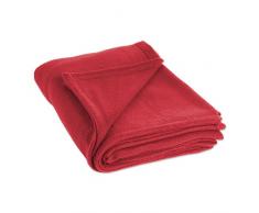 DII Fleecedecke Twin/Twin X-Large Burgunderrot