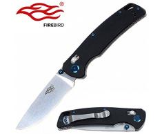 Firebird Messer F7542 Grifffarbe: Schwarz - Klingenlänge: 8,9 cm - Verschlussart: G-Lock - Klingenstahl: 440C rostfreier Edelstahl