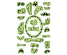 Unbekannt Inkadinkado Osterei Dekorieren Frischhalte-Stempel-Set, 24-teilig