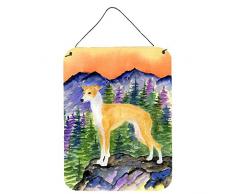 Caroline s Treasures Italienisches Windspiel Aluminium Metall Wand oder Tür Aufhängen Prints, 40,6 x 30,5 cm Multicolor