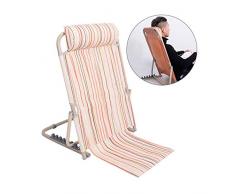 Boonix Verstellbares Kissen Rücken- und Nackenstützkissen für Bett, Stuhl, Sofa rot