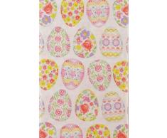 Mainstream Tischdecke mit Blumenmuster, Ostereier, Vinyl 52 x 52 Square Multi