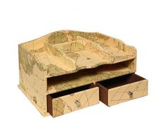 Ambiente Haus 83993 Welt Schreibtisch Organisiere 34 cm
