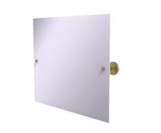 Allied Brass Frameless Landscape Rectangular Tilt Mirror with Beveled Edge Wandspiegel, Messing unlackiert