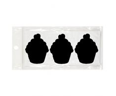 Wrapables Cupcake Kreidetafel Etiketten für die Organisation Labeling Geschenkanhänger Wein Marker und Hochzeiten, 2,95 von 2.04-inch, 30 Stück