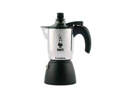Bialetti 5410 Espressokocher Kremina für 3 Tassen, Aluminium, Silber/schwarz, 30 x 20 x 15 cm