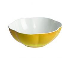 PORCELLANA Villadeifiori Salatschüssel, Porzellan, Gelb, 0,1 x 0,1 x 0,1 cm