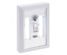 FX Light FX magnetischer batteriebetriebener Schalter Nachtlicht kabellos tragbar helle Cob LED Wireless Kleber Stimmungslampe Schrank Garage Schuppen Regal Schrank Camping Beleuchtung weiß