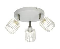 Brilliant Flavian Deckenstrahler, Metall, weiß