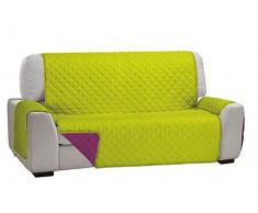 Cardenal Textil Sofabezug Dual Cover, Pistascho Fuchsia, 2 Sitzplätze