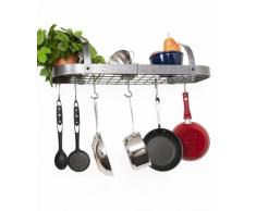 Enclume Premier Elite Bücherregal, Wandregal, gehämmerter Stahl Modern Medium gehämmerter Stahl