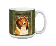 Tree-Free Greetings xm28049 John W. Golden Künstlerische Jumbo Tasse, 591 ml, Shetland Sheepdog