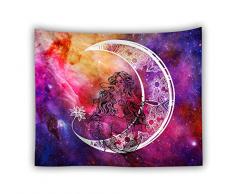 Whim-Wham Meerjungfrauen-Wandteppich, für Schlafzimmer, Wohnzimmer, Wohnzimmer, Picknick, Babybett. 59x79/150x200cm T137-1