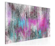 Bilder Abstrakt Wandbild 150 x 60 cm Vlies - Leinwand Bild XXL Format Wandbilder Wohnzimmer Wohnung Deko Kunstdrucke Bunt 5 Teilig - MADE IN GERMANY - Fertig zum Aufhängen 019056b